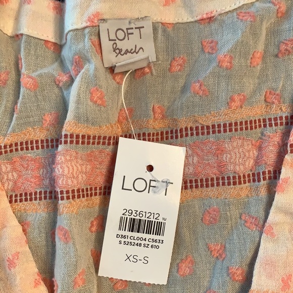 NWT LOFT Beach XS/S Coverup Dress - Picture 3 of 5